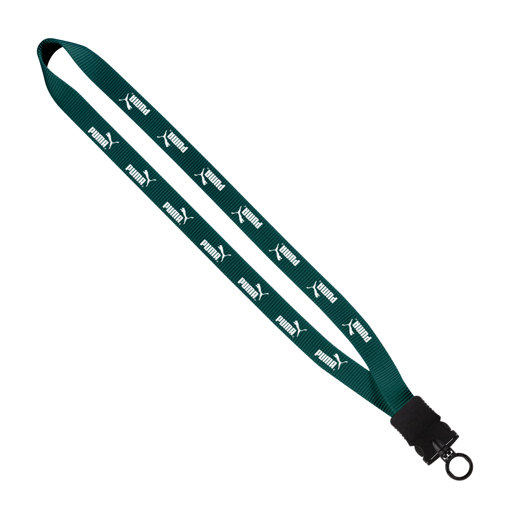 3/4" Smooth Nylon Lanyard with Snap-Buckle Release & O-Ring 1