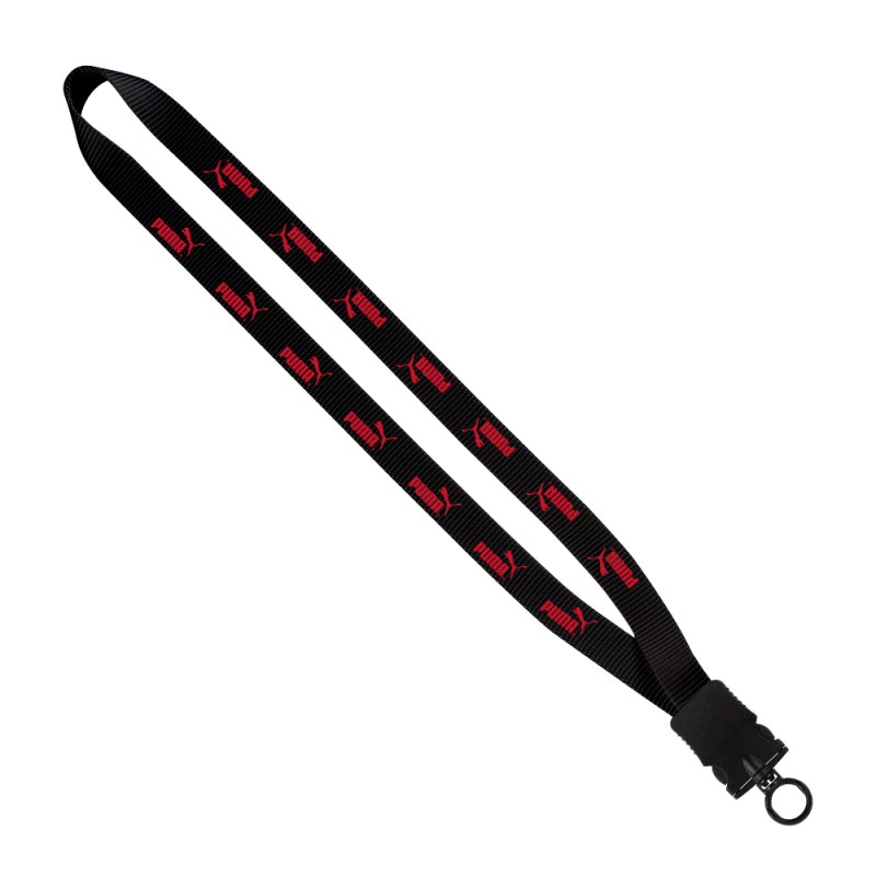 3/4" Smooth Nylon Lanyard with Snap-Buckle Release & O-Ring 1 3/4" Smooth Nylon Lanyard with Snap-Buckle Release & O-Ring 1