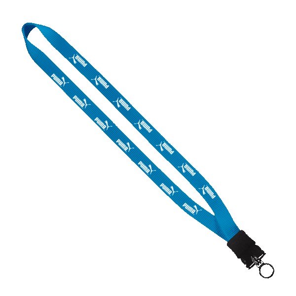 3/4" Smooth Nylon Lanyard with Snap-Buckle Release & O-Ring 1
