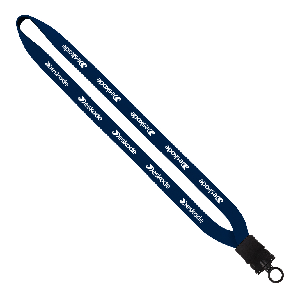 3/4" Neoprene Lanyard with Plastic Snap Buckle Release 1