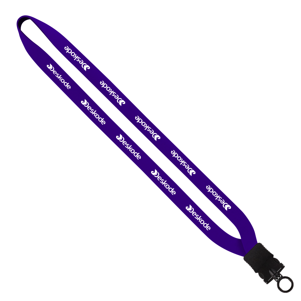 3/4" Neoprene Lanyard with Plastic Snap Buckle Release 1