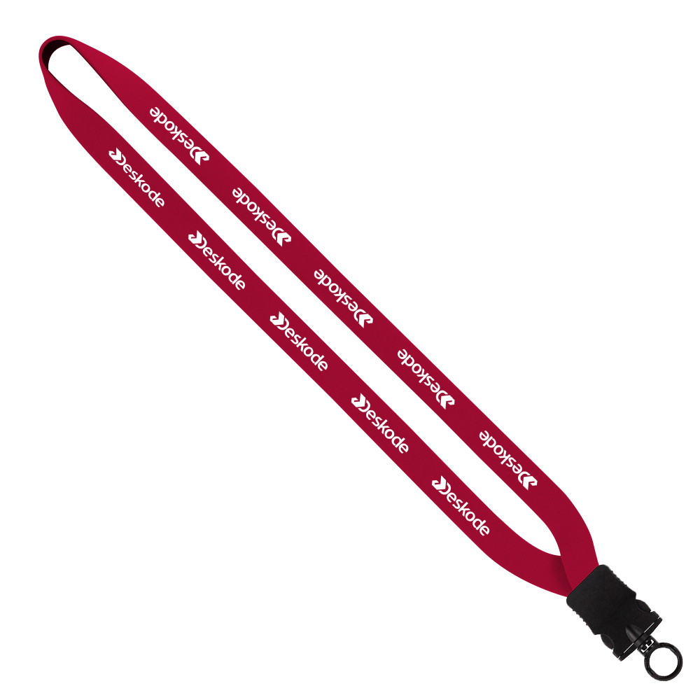 3/4" Neoprene Lanyard with Plastic Snap Buckle Release 1