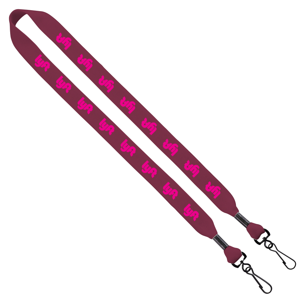 3/4" Cotton Double Swivel Hook Lanyard 1
