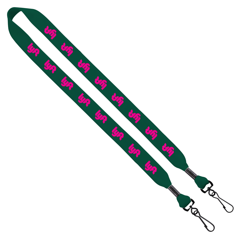 3/4" Cotton Double Swivel Hook Lanyard 1