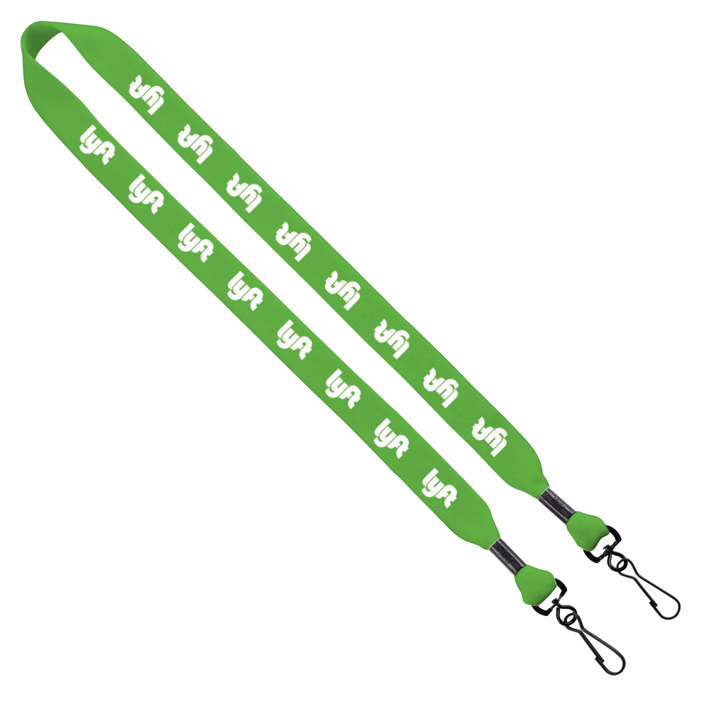3/4" Cotton Double Swivel Hook Lanyard 1