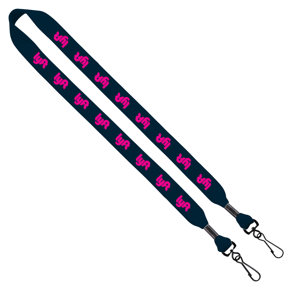 3/4" Cotton Double Swivel Hook Lanyard 1