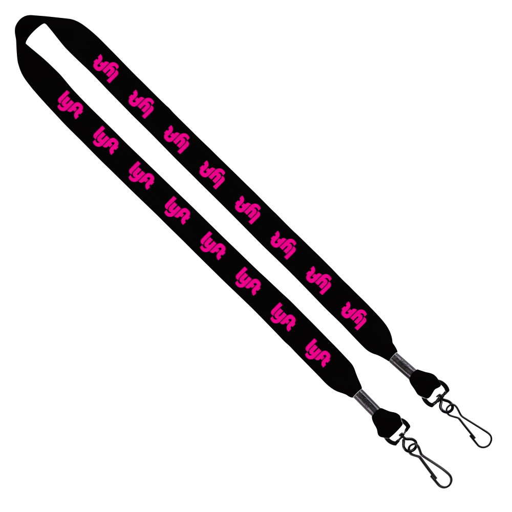3/4" Cotton Double Swivel Hook Lanyard 1