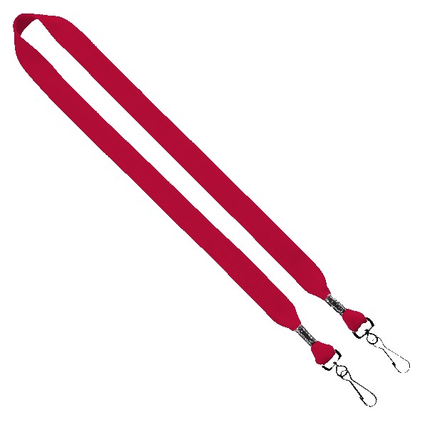 3/4" Cotton Double Swivel Hook Lanyard 1