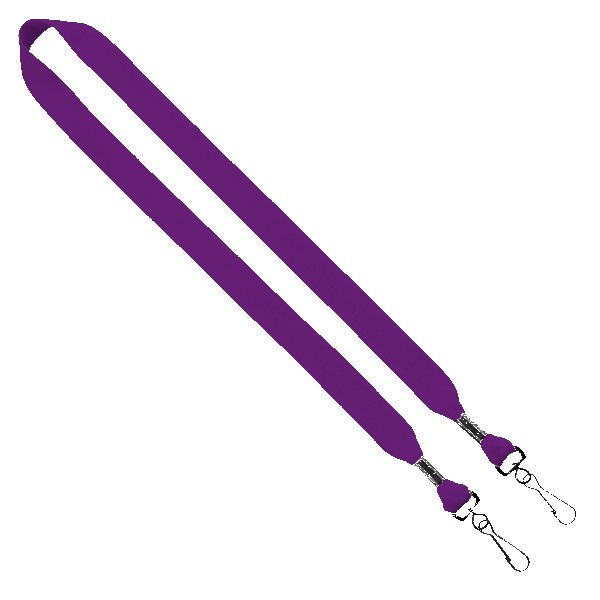 3/4" Cotton Double Swivel Hook Lanyard 1