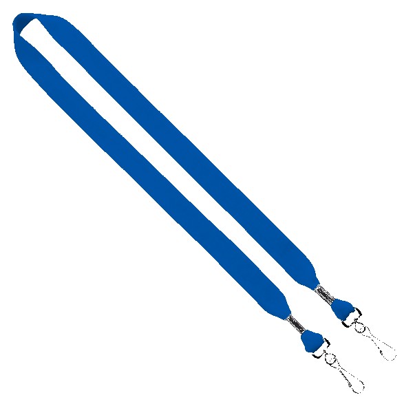 3/4" Cotton Double Swivel Hook Lanyard 1