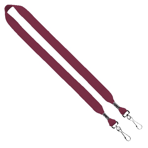 3/4" Cotton Double Swivel Hook Lanyard 1