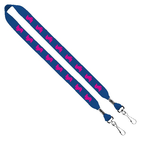 3/4" Cotton Double Swivel Hook Lanyard 1