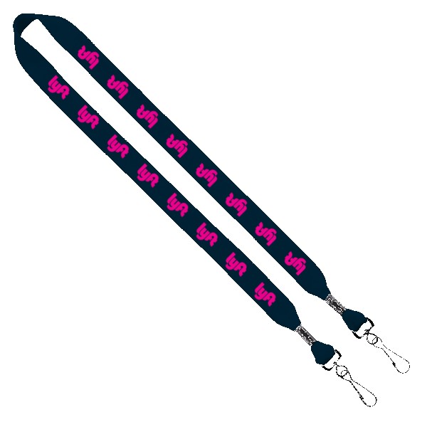 3/4" Cotton Double Swivel Hook Lanyard 1