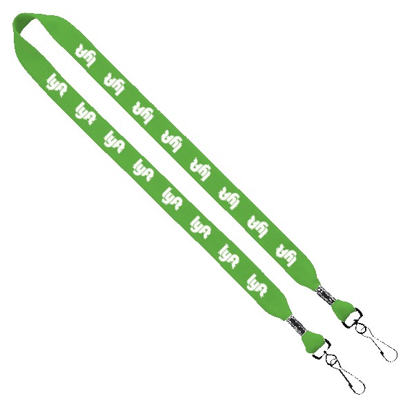 3/4" Cotton Double Swivel Hook Lanyard 1