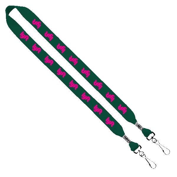 3/4" Cotton Double Swivel Hook Lanyard 1