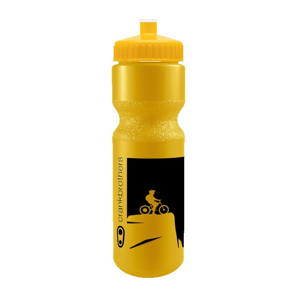 SPOKE-Tacular 28oz Bike Bottle - Colors w/Push-Pull Lid 1