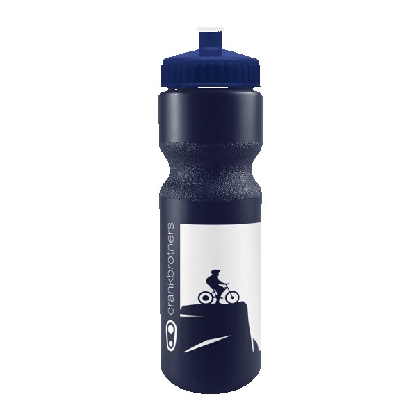 SPOKE-Tacular 28oz Bike Bottle - Colors w/Push-Pull Lid 1
