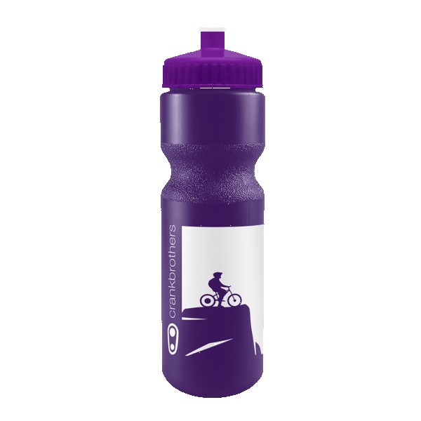 SPOKE-Tacular 28oz Bike Bottle - Colors w/Push-Pull Lid 1