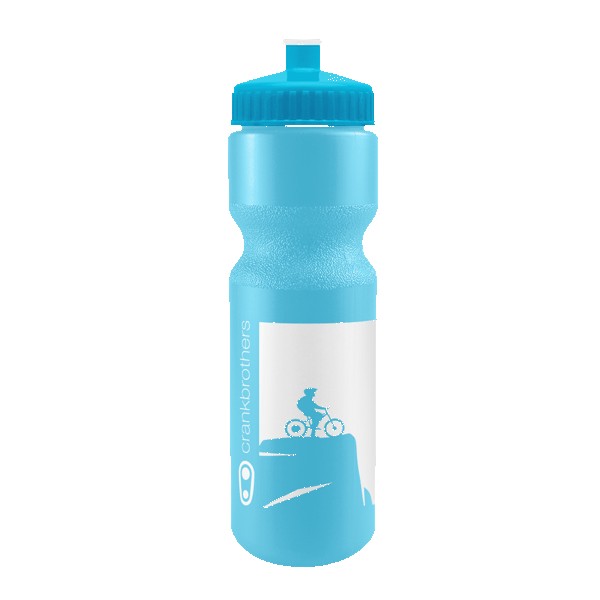 SPOKE-Tacular 28oz Bike Bottle - Colors w/Push-Pull Lid 1