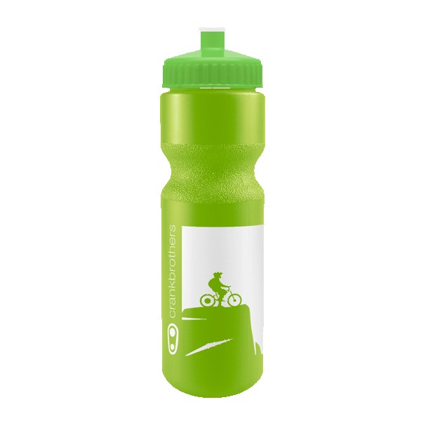 SPOKE-Tacular 28oz Bike Bottle - Colors w/Push-Pull Lid 1