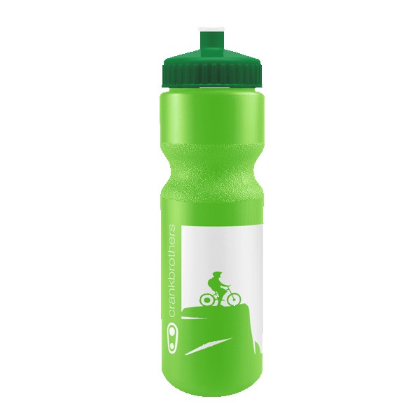 SPOKE-Tacular 28oz Bike Bottle - Colors w/Push-Pull Lid 1