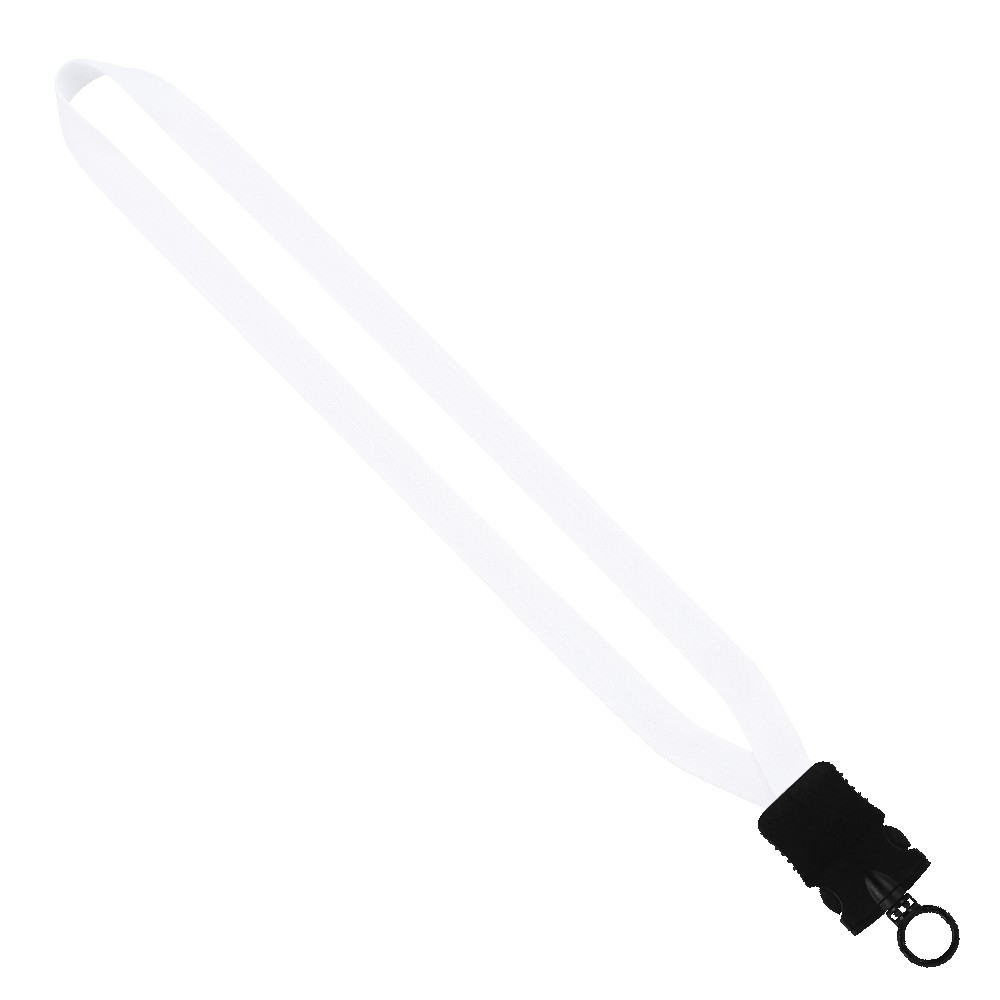 5/8" Tubular Lanyard with Plastic Snap-Buckle Release & O-Ring 1