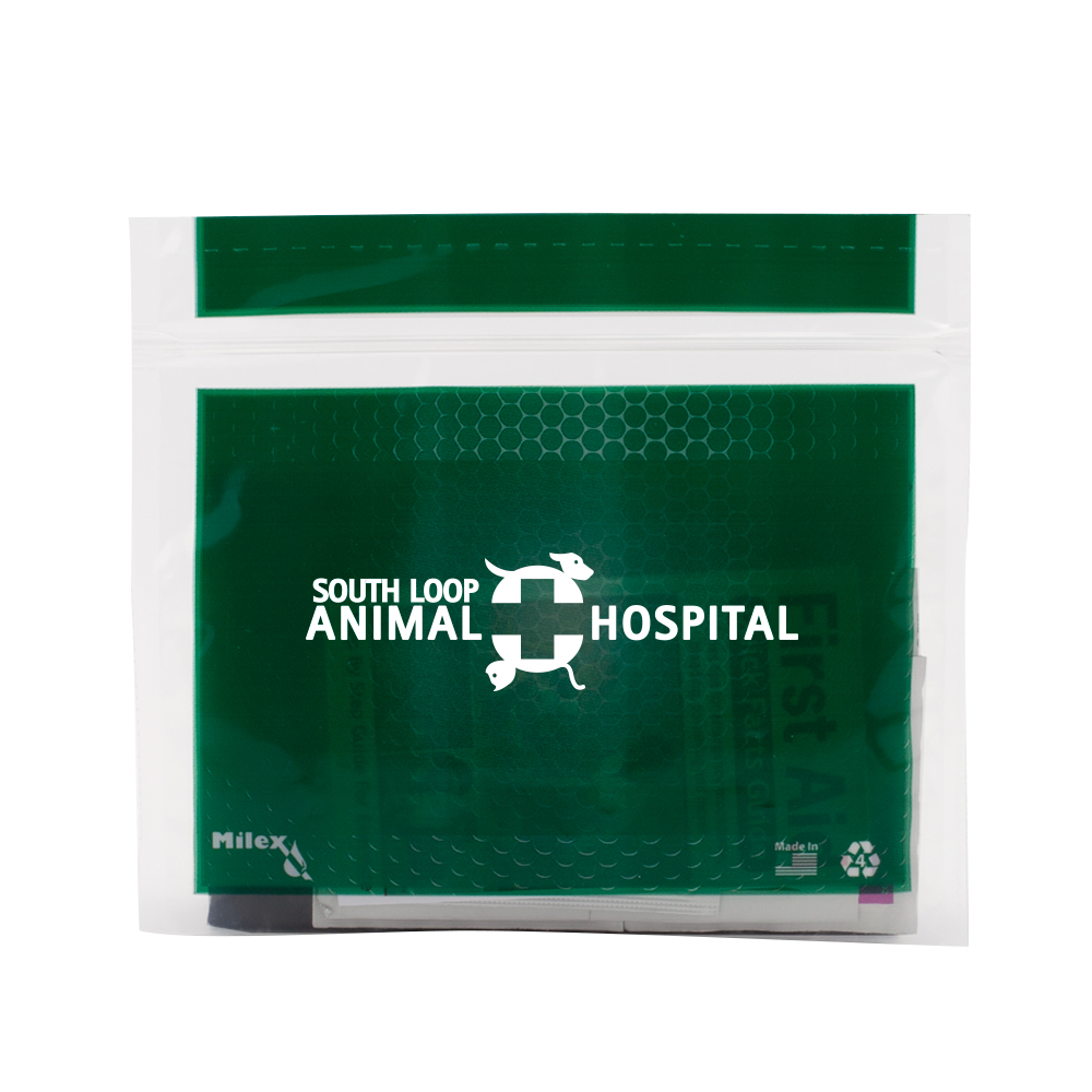 Pet Safety & First Aid Kit in a Resealable Plastic Bag 1