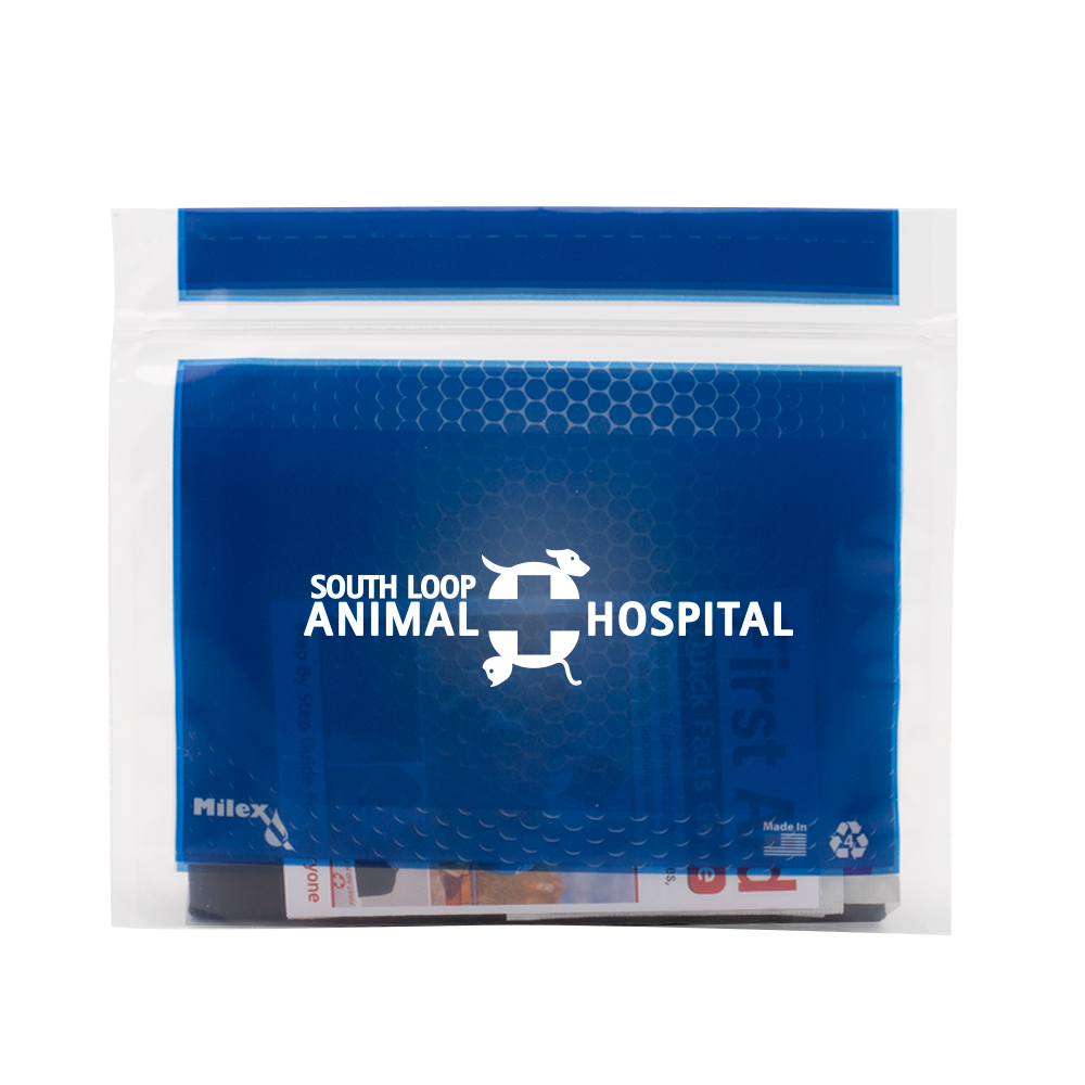 Pet Safety & First Aid Kit in a Resealable Plastic Bag 1