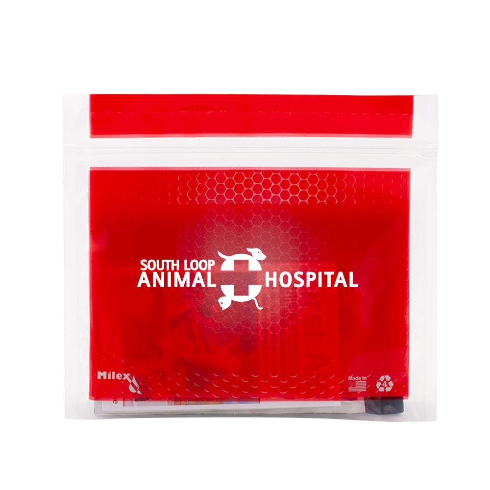 Pet Safety & First Aid Kit in a Resealable Plastic Bag 1