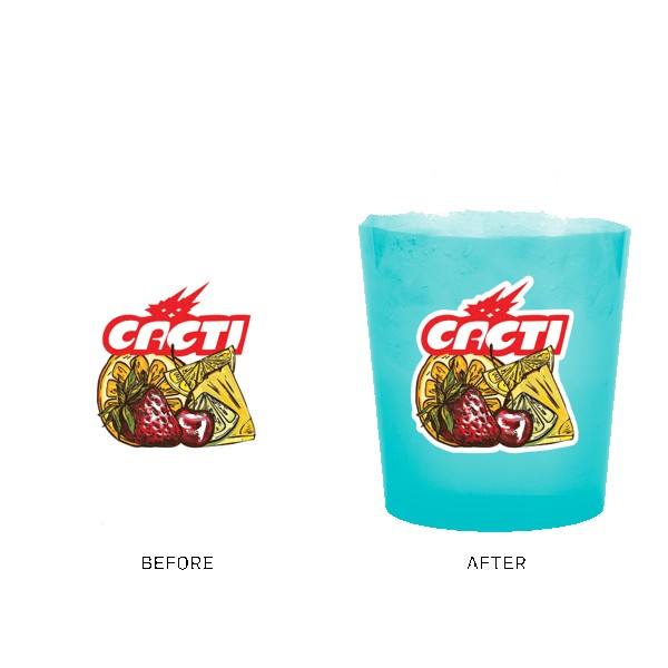 16 oz Color Changing Stadium Cup 1