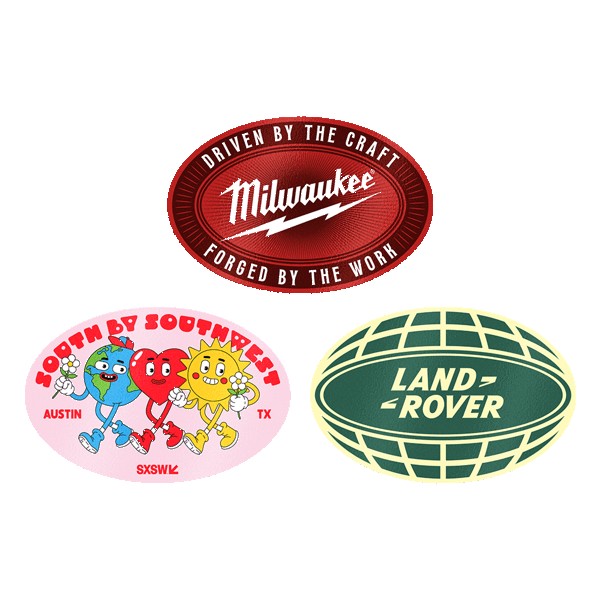 Tag Buddy 6" x 4" Oval All-Purpose Sticker 1 Tag Buddy 6" x 4" Oval All-Purpose Sticker 1