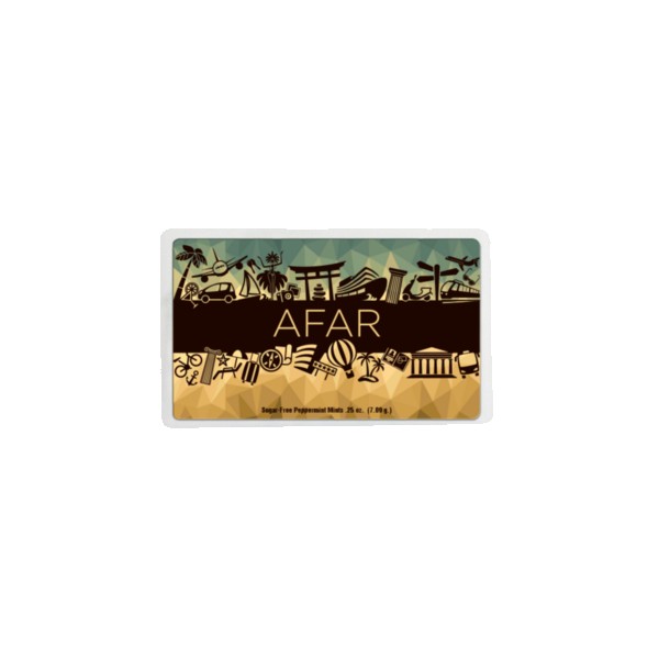 Peppermint Flavored Mints in 3" Business Card Style Dispenser 1