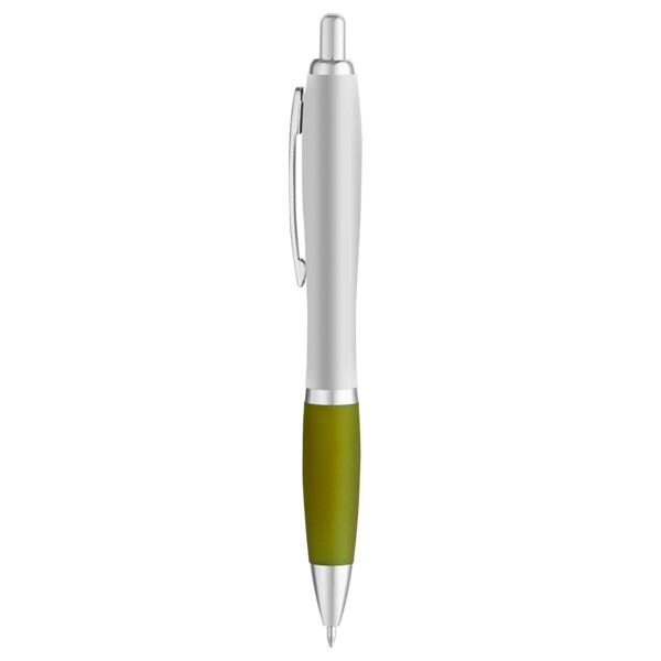Curvaceous Matte Silver Ballpoint 1