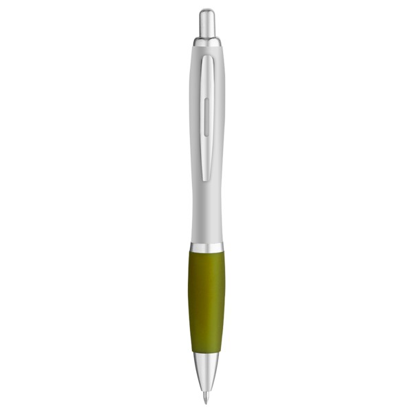 Curvaceous Matte Silver Ballpoint 1