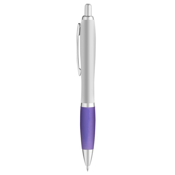 Curvaceous Matte Silver Ballpoint 1