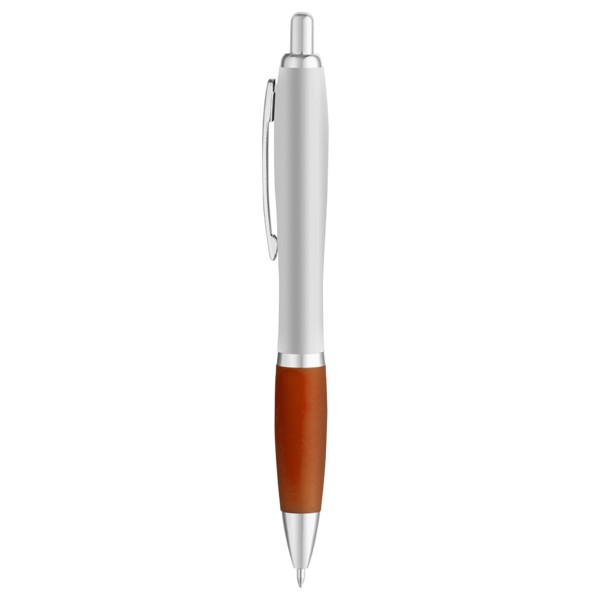 Curvaceous Matte Silver Ballpoint 1