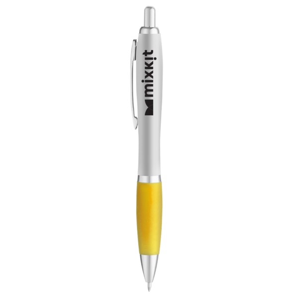 Curvaceous Matte Silver Ballpoint 1