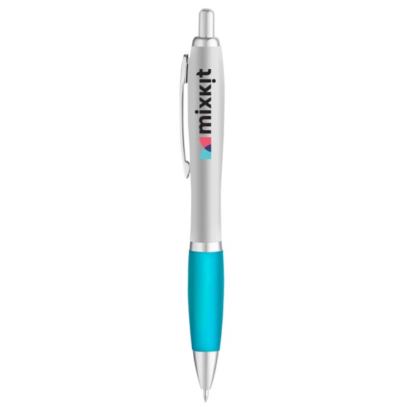 Curvaceous Matte Silver Ballpoint 1