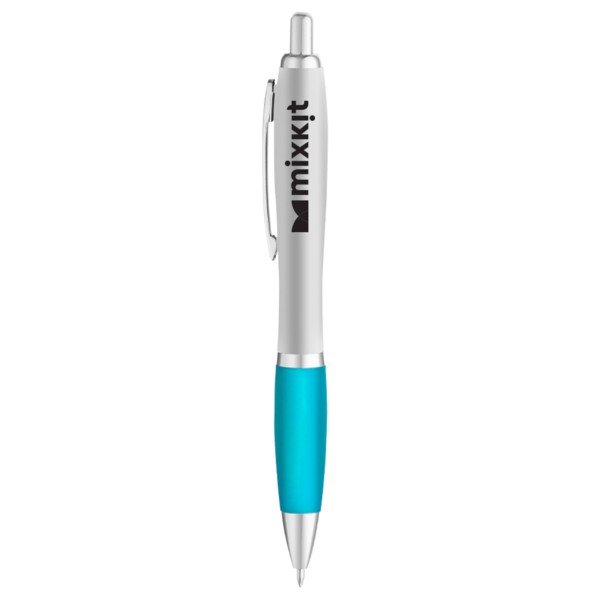 Curvaceous Matte Silver Ballpoint 1