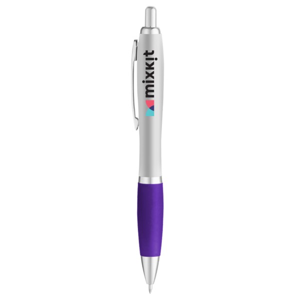 Curvaceous Matte Silver Ballpoint 1