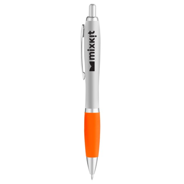 Curvaceous Matte Silver Ballpoint 1