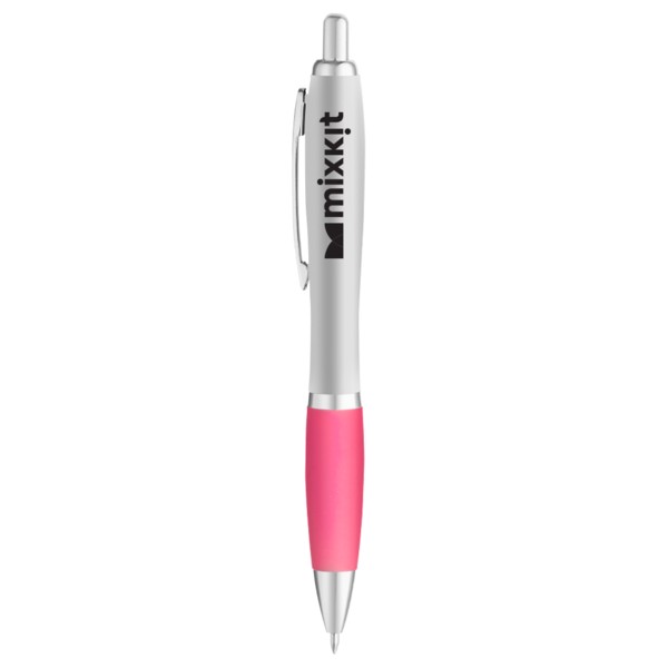 Curvaceous Matte Silver Ballpoint 1