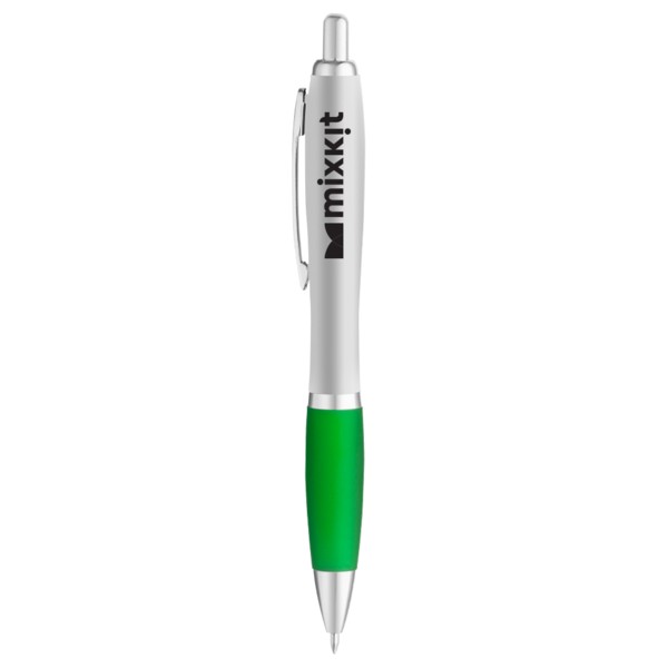 Curvaceous Matte Silver Ballpoint 1