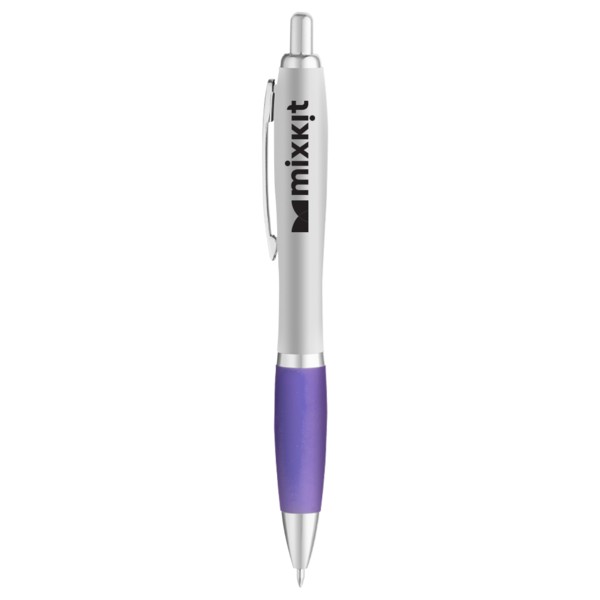 Curvaceous Matte Silver Ballpoint 1