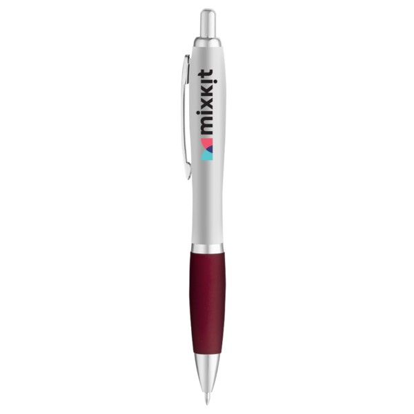 Curvaceous Matte Silver Ballpoint 1