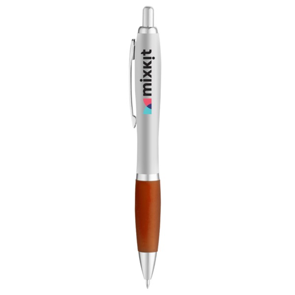 Curvaceous Matte Silver Ballpoint 1