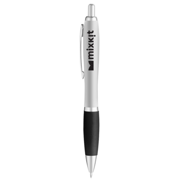Curvaceous Matte Silver Ballpoint 1