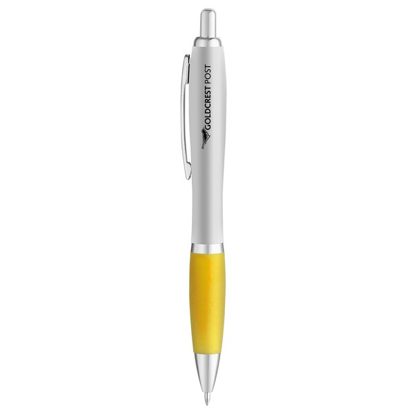 Curvaceous Matte Silver Ballpoint 1