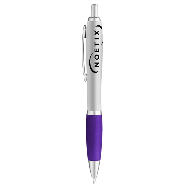 Curvaceous Matte Silver Ballpoint 1