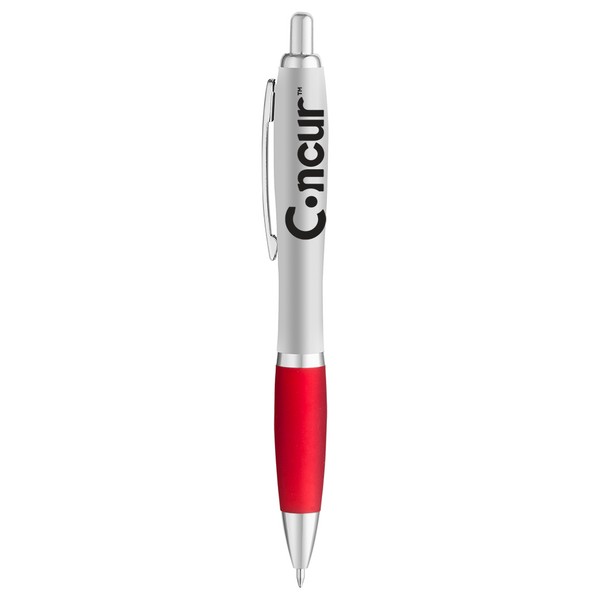 Curvaceous Matte Silver Ballpoint 1